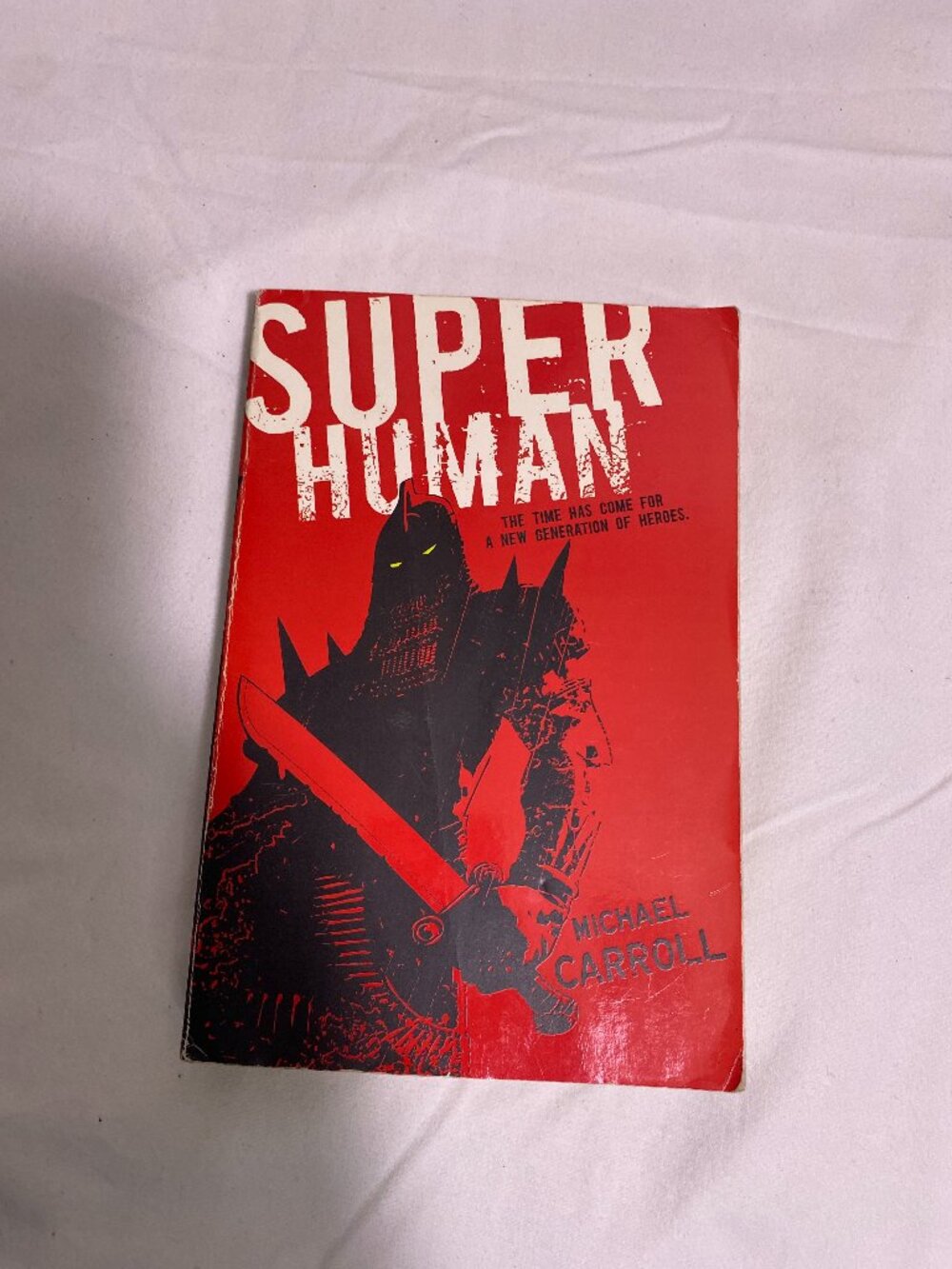 Michael Carroll Super Human Paperback Book 2011 Speak Young Adult Superhero Sci-